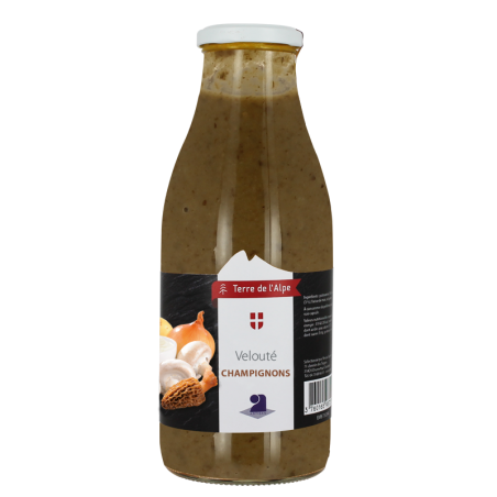 Velouté de Champignon La bouteille de 970ml TERRE DE L'ALPE Velouté de Champignon La bouteille de 970ml TERRE DE L'ALPE
