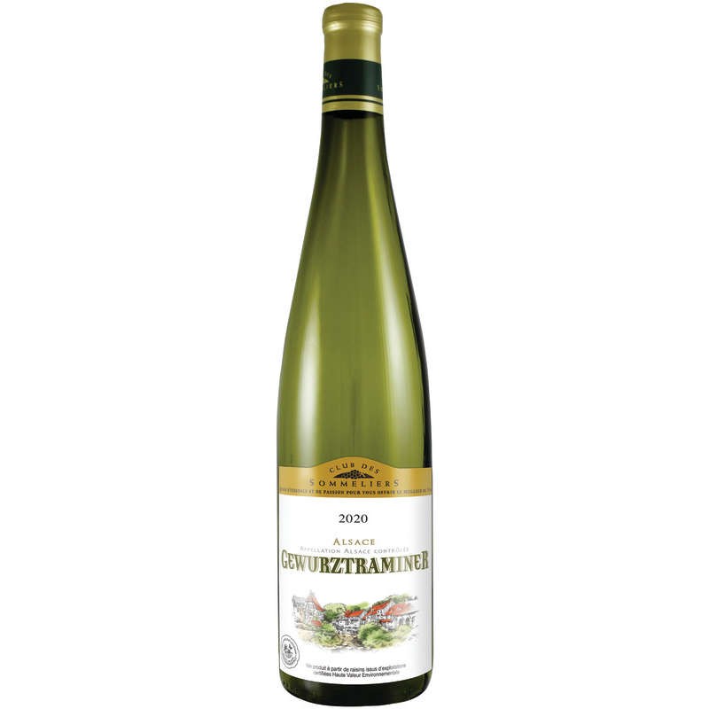 CLUB DES SOMMELIERS Gewurtztramminer blanc 75cl