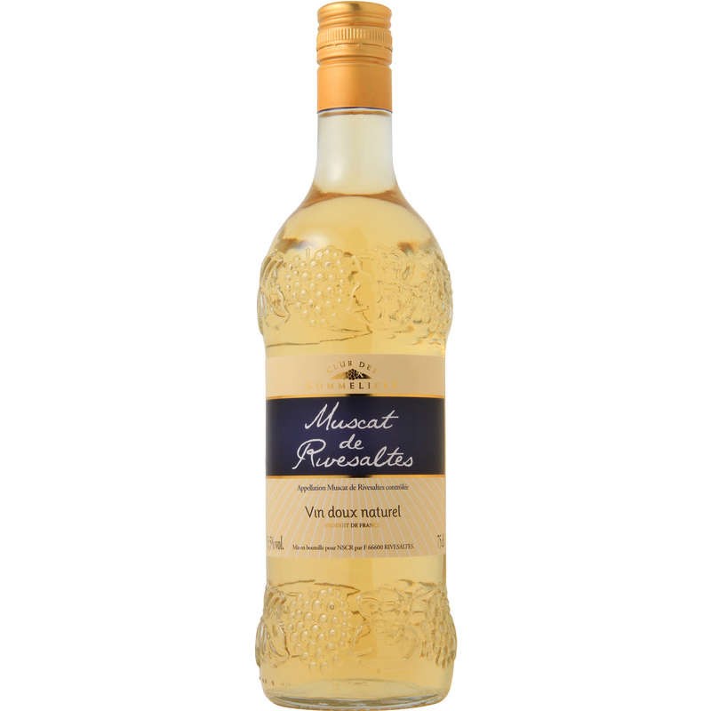 CLUB DES SOMMELIERS Muscat de Rivesaltes 75cl